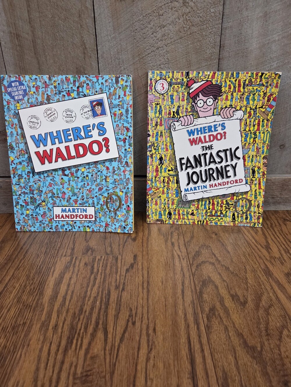 Where’s Waldo? Book Lot of 2 Paperbacks by Martin Handford Books Softcover Kids